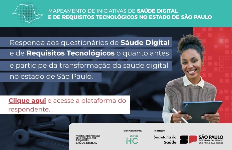 Mapeamento de Iniciativas de Saúde Digital e Requisitos Tecnológicos no Estado de São Paulo